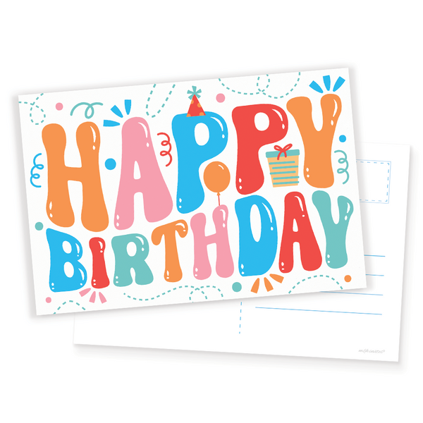 Teacher Happy Birthday Postcards
