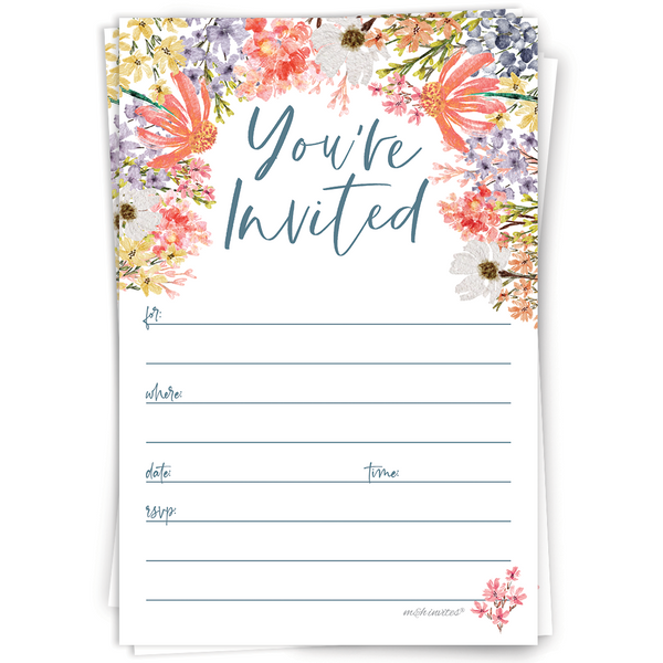 Wildflower Invitations