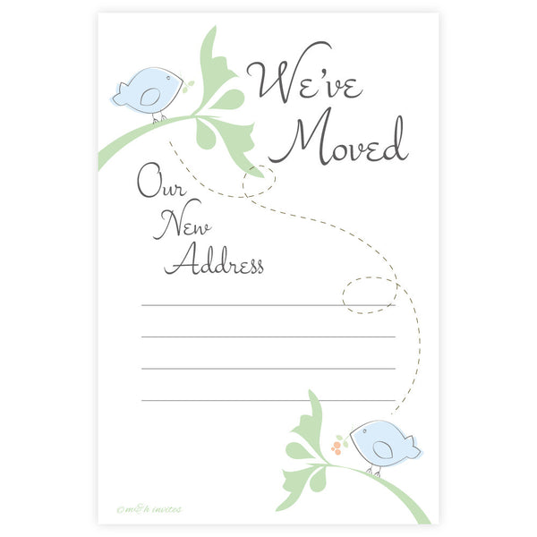 Announcements - New Address Announcement Cards - Madison and Hill