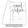 Sweet 16 Birthday Party Invitations