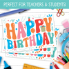 Teacher Happy Birthday Postcards