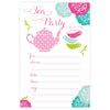 Colorful Tea Party Invitations-Fill In Invitations-Madison and Hill