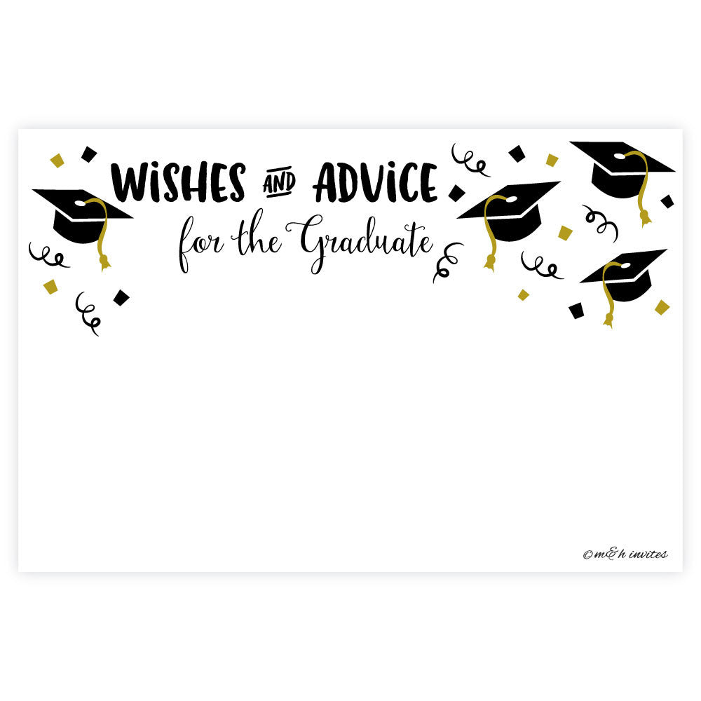 Wishes for the Graduate Cards - 50 Count-Fill In Invitations-Madison and Hill