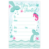 Mermaid Party Invitation - Under the Sea Theme-Fill In Invitations-Madison and Hill