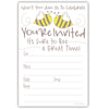 Cute Bumble Bee Party Invitations