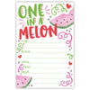 One in a Melon Invitations - Watermelon