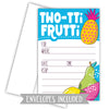 Two-Tii Fruitti 2nd Birthday Party Invitations